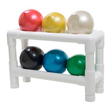 Thera-Band„¢ Soft Weights„¢ Ball With 2-Tier PVC Rack, 6 Color Set